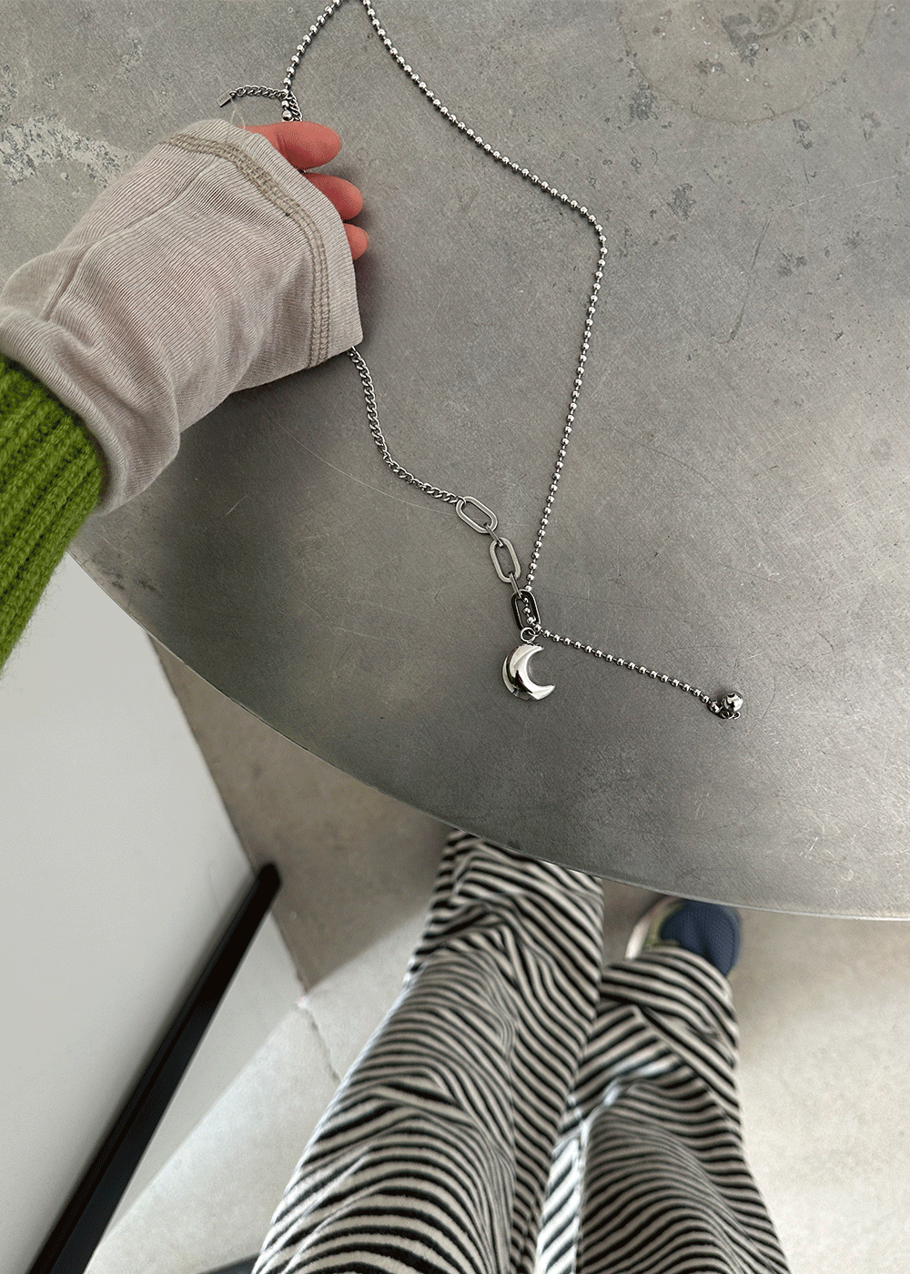 Moon surgical necklace