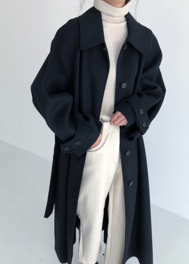 Elegance handmade coat [BLACK]