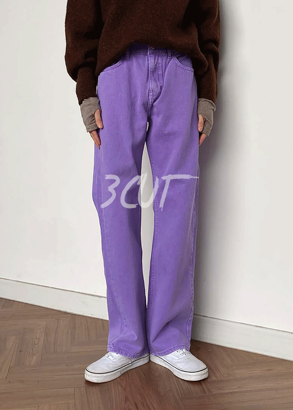 /MADE/ Pigment purple straight pants