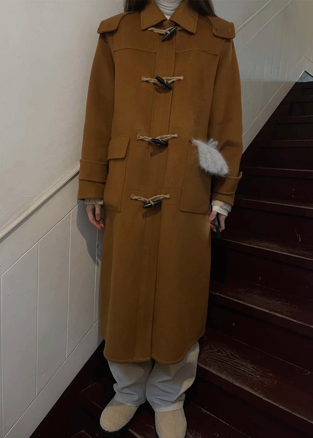 Classic handmade duffle coat