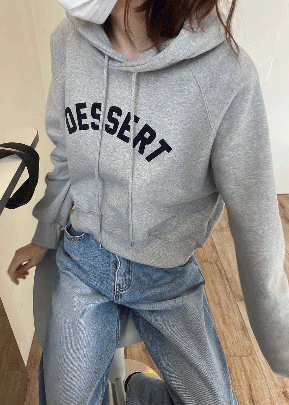 Crop dessert hoodie