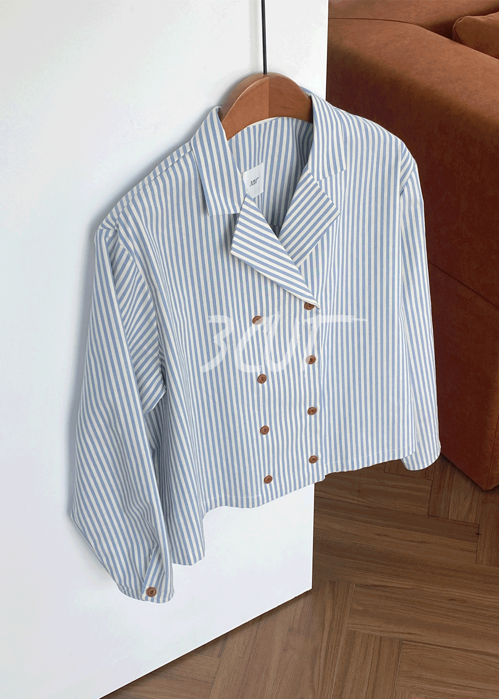 /MADE/ Stripe sailing double shirts