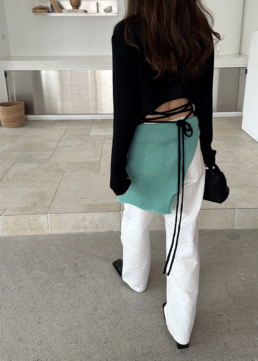 Back rope knit