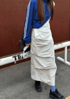 Conch drape banding skirt
