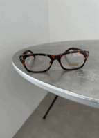 Square leopard glasses