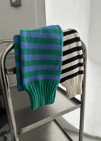 LDK stripe knit muffler