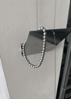 Sliver pearl necklace
